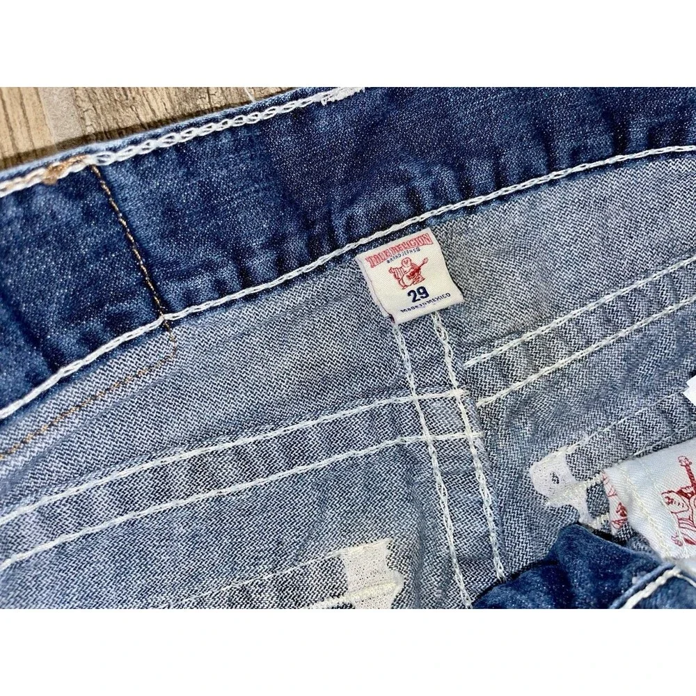 Mens True Religion Stright Slim Low Ris Flap Pocket 29